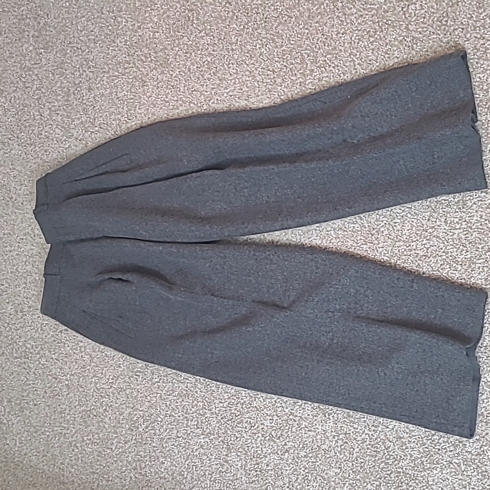 NWOT Banana Republic tweed wool wide leg pants pleats size 2P